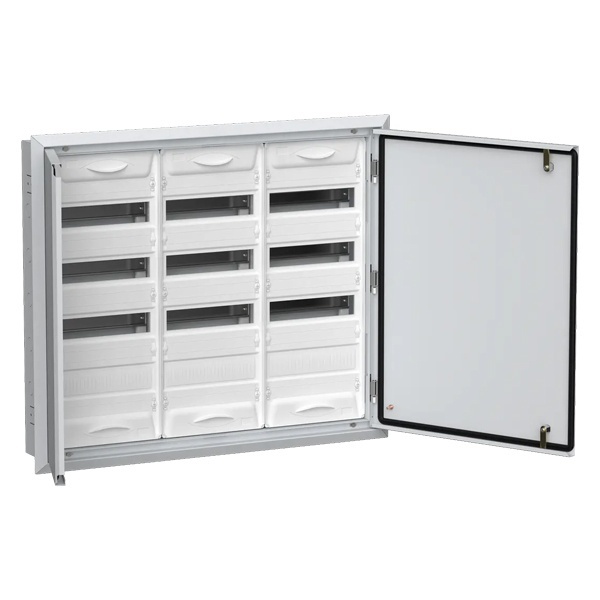 Щитовое оборудование IEK TITAN 5 ЩРв-144 (3х48) 755х885х130мм IP31 серый (две двери) TI5-50-V-3X048-31-7035 купить с доставкой по РФ