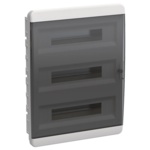 Щитовое оборудование IEK TEKFOR Корпус пластиковый ЩРВ-П-54 IP41 черн.прозр.дверь купить с доставкой по РФ