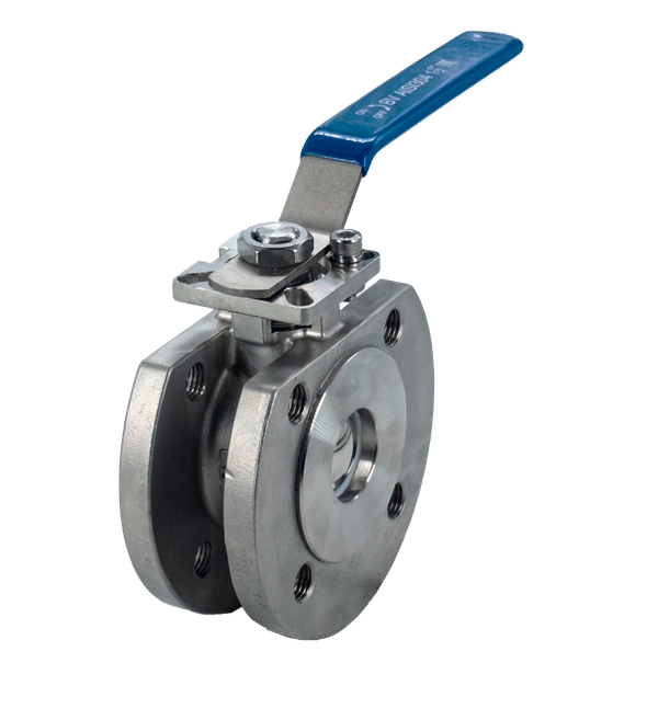 Шаровой кран Newkey межфланцевый нержавеющий (1PC), AISI304 DN 150 (6"), (CF8), PN16 купить с доставкой по РФ