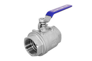 Шаровой кран Newkey муфтовый двусоставной нержавеющий (2PC), AISI316 DN80 (3"), (CF8M), PN63