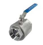 Шаровой кран Newkey муфтовый двусоставной нержавеющий (2PC), AISI316 DN32 (1_1/4") (CF8M), PN63 купить с доставкой по РФ