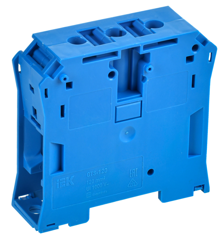 Колодка клеммная IEK CTS 120мм2 синяя купить с доставкой по РФ
