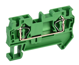 Клемма пружинная КПИ 2в-4 41А зеленый