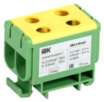 Клемма вводная силовая КВС 6-50мм2 2х-рядная PE YZN23-050-K52 IEK купить с доставкой по РФ