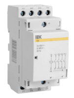 Контактор модульный IEK КМ63-40 230В AC/DC купить с доставкой по РФ