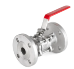 Кран шаровый фланцевый трехсоставной нержавеющий (3PC), AISI316 DN 125 (5") (CF8M), PN16 купить с доставкой по РФ