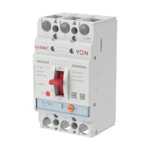 Автоматический выключатель DKC YON MGS125 3P 12,8-16A 25kA