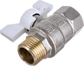 Шаровой кран LD Pride 47.15.В-Н.Б (white) с биркой