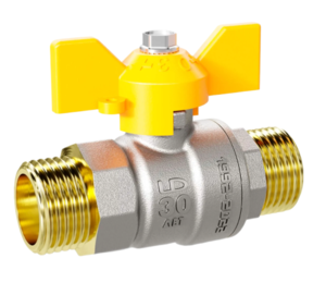 Шаровой кран LD Pride 47.15.Н-Н.Б GAS с биркой