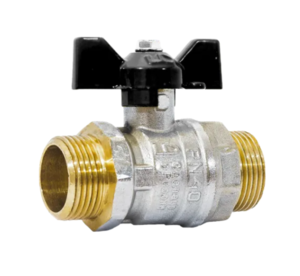 Шаровой кран LD Pride 47.25.Н-Н.Б (white)