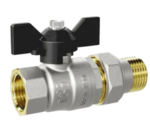 Шаровой кран LD шар лат Pride нк Ду32 Ру25 м/амер полн баб LD 47.32.В-ГШ.Б купить с доставкой по РФ