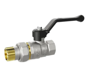 Шаровой кран LD шар лат Pride нк Ду32 Ру25 м/амер рыч LD 47.142.1.32.M02