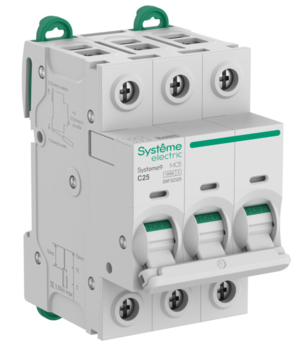 Автоматический выключатель (АВ) Systeme Electric Systeme9 C 25A 3P 10kA 400В