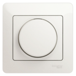 Светорегулятор поворотный Systeme Electric GLOSSA 300Вт перламутр в сборе купить с доставкой по РФ