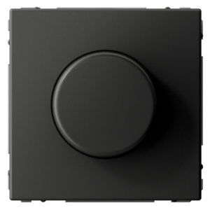 Светорегулятор (диммер) повор-нажим Systeme Electric ARTGALLERY, LED, RC, 400Вт, механизм, базальт