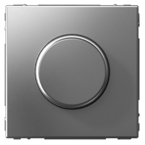 Светорегулятор (диммер) повор-нажим Systeme Electric ARTGALLERY, LED, RC, 400Вт, механизм, сталь