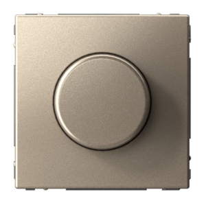 Светорегулятор (диммер) повор-нажим Systeme Electric ARTGALLERY, LED, RC, 400Вт, механизм, шампань