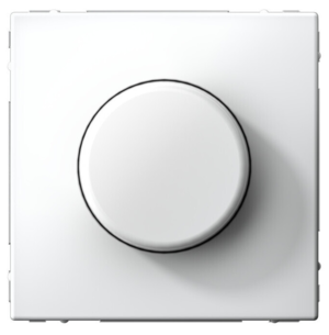 Светорегулятор поворотно-нажимной (диммер) Systeme Electric ArtGallery LED RC 400Вт механизм белый