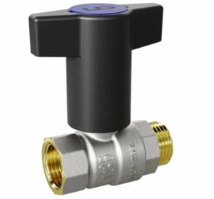 Шаровой кран LD Кран шар лат Pride нк Ду15 Ру40 м/р Т-рук бирк 47.392.15 B 109-0529