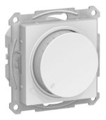 Светорегулятор (диммер) повор-нажим Systeme Electric ATLASDESIGN, LED, RC, 400Вт, мех., белый купить с доставкой по РФ