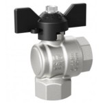 Шаровой кран LD PRIDE Кран угловой шаровой 1'' - 1'' вн/вн бабочка LD купить с доставкой по РФ