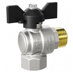 Шаровой кран LD PRIDE Кран угловой шаровой 3/4'' - 3/4'' вн/нар бабочка LD