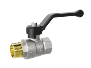 Шаровой кран LD Кран шар лат Pride нк Ду32 Ру25 м/р рыч LD 47.122.1.32.M02