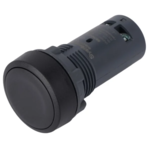 Кнопка Systeme Electric SB7 моноблочная 22мм черная с возвратом, пластик, 2НО, IP65 купить с доставкой по РФ