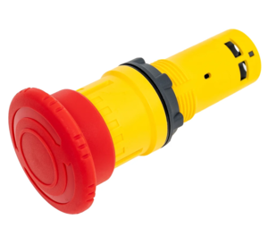 Кнопка аварийного останова Systeme Electric SB7 моноблочная 22мм красная, Ø40, повернуть для возвр, пластик, 1НЗ, IP65