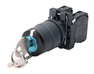 Переключатель Systeme Electric SB5 в сборе модульный 22мм 3 позиции с фиксацией ключ 2НО