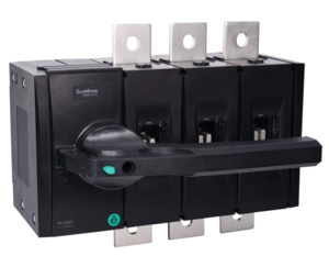 Выключатель-разъединитель Systeme Electric SYSTEMEPACT SD630 3P 400A рукоятка слева фронт(рукоятка заказывается отдельно)