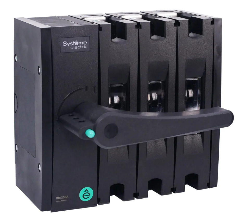 Выключатель-разъединитель Systeme Electric SYSTEMEPACT SD250 3P 200A рукоятка слева фронт(рукоятка заказывается отдельно) купить с доставкой по РФ