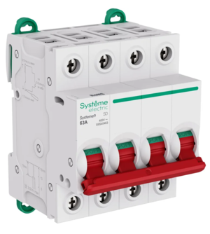 Выключатель нагрузки (ВН) Systeme Electric Systeme9 4P 63A 400В