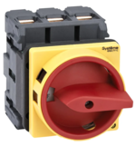 Выключатель-разъединитель Systeme Electric 3p 80a с красной рукояткой на дверцу 4 винтами купить с доставкой по РФ