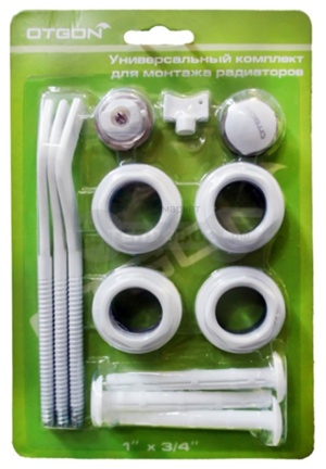OTGON комплект для подключения радиатора универс. 3/4" (с кроншт)
