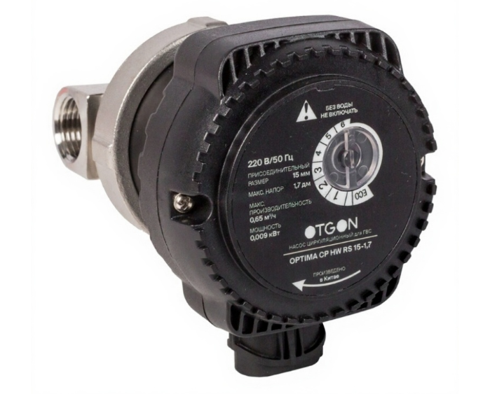 Циркуляционный насос OTGON Optima CP HW RS 15-1,7 80 1х230 для ГВС купить с доставкой по РФ