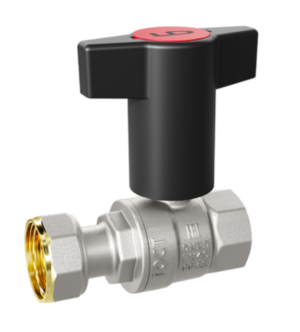 Кран шаровой латунный LD Pride 47.15.В-НкГк.Т для подключения котла