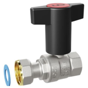 Кран шаровой латунный LD Pride 47.20.В-НкГк.Т для подключения котла