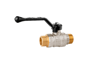 Кран шаровой латунный LD Pride 47.20.Н-Н.Р Ду 20 Ру 40 нр-нр, (рычаг)