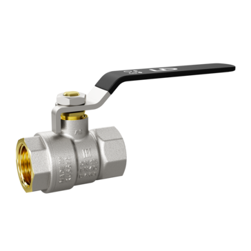 Кран шаровой латунный LD Pride 47.40 Ду40 В-В рычаг стальной купить с доставкой по РФ