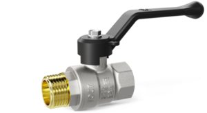 Кран шаровой латунный LD Pride 47.40 Ду40 В-Н рычаг стальной