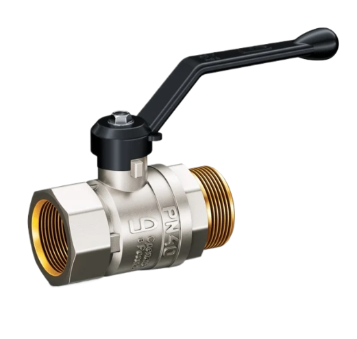 Кран шаровой латунный LD Pride 47.50 Ду50 В-Н рычаг стальной купить с доставкой по РФ