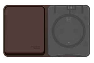 Блок: розетка з/к со шт. 16А, выключатель 1-клав.10А, Systeme Electric AtlasDesign PROFI IP54 О/У коричневый