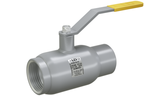 Кран шаровой сталь вода LD КШЦК Ду20 Ру40 муфта/приварка стандартный проход купить с доставкой по РФ