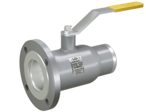 Кран шаровой сталь вода LD КШЦК Ду25 Ру40 фл/приварка стандартный проход