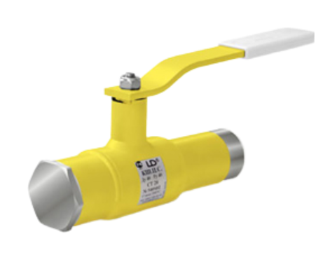 Кран шаровой сталь газ LD КШЦС Ду25 Ру40 ВР/приварка стандартный проход купить с доставкой по РФ