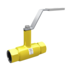 Кран шаровой стальной LD цельносварной неполнопроходной муфтовый для газообразных сред ДУ 32 РУ 40 купить с доставкой по РФ