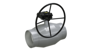 Кран шаровой цельносварной LD приварное соединение с редуктором неполнопроходной Ду250 Ру25