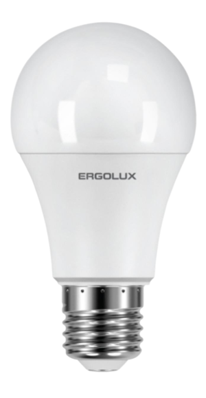 Светодиодная лампа Ergolux LED-A60-18W-E27-6K (ЛОН 18Вт Е27 6500К 172-265В, ПРОМО)
