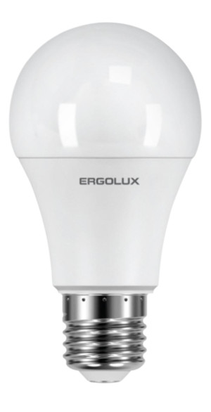 Лампа светодиодная Ergolux LED-A60-18W-E27-4K (ЛОН 18Вт Е27 4500К 172-265В, ПРОМО)